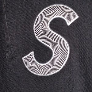 Supreme S Logo Hooded Sweatshirt (FW18) Black